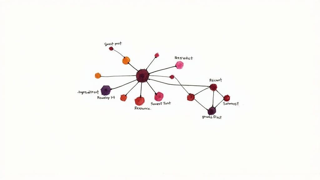 How to do competitor analysis in seo concept map