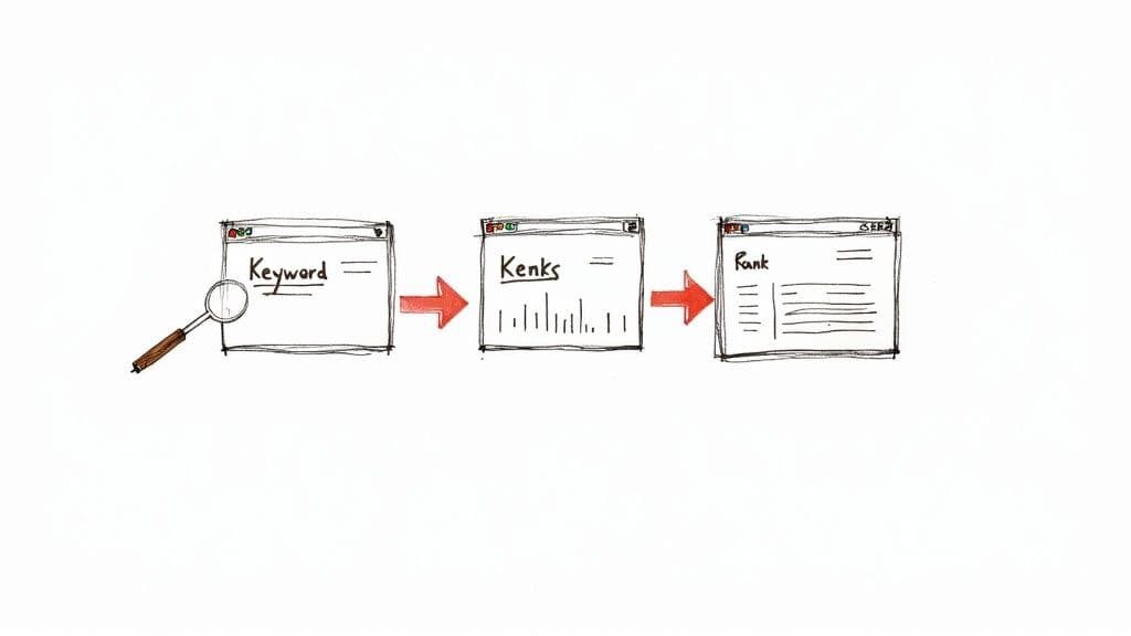 Keyword position monitoring seo process
