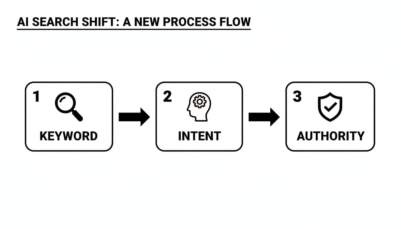 Ai content optimization search flow