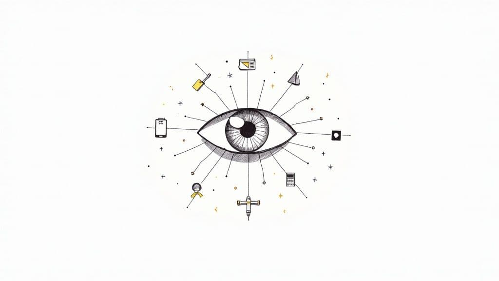 Ai brand monitoring eye observation