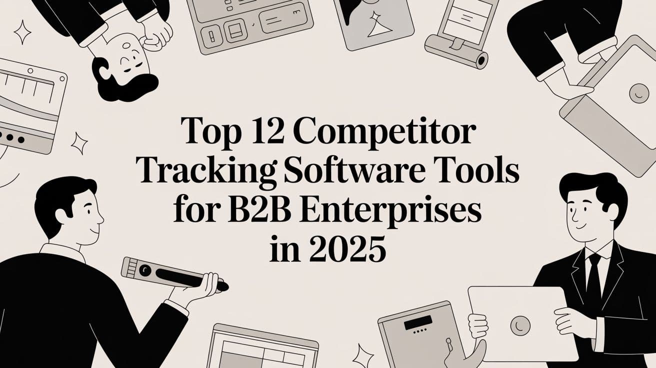 Cover image for Top 12 Competitor Tracking Software Tools for B2B Enterprises in 2025