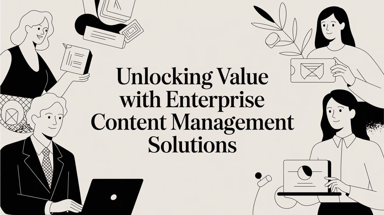 Cover image for Unlocking Value with Enterprise Content Management Solutions