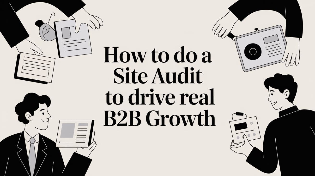 Cover image for How to Do a Site Audit to Drive Real B2B Growth