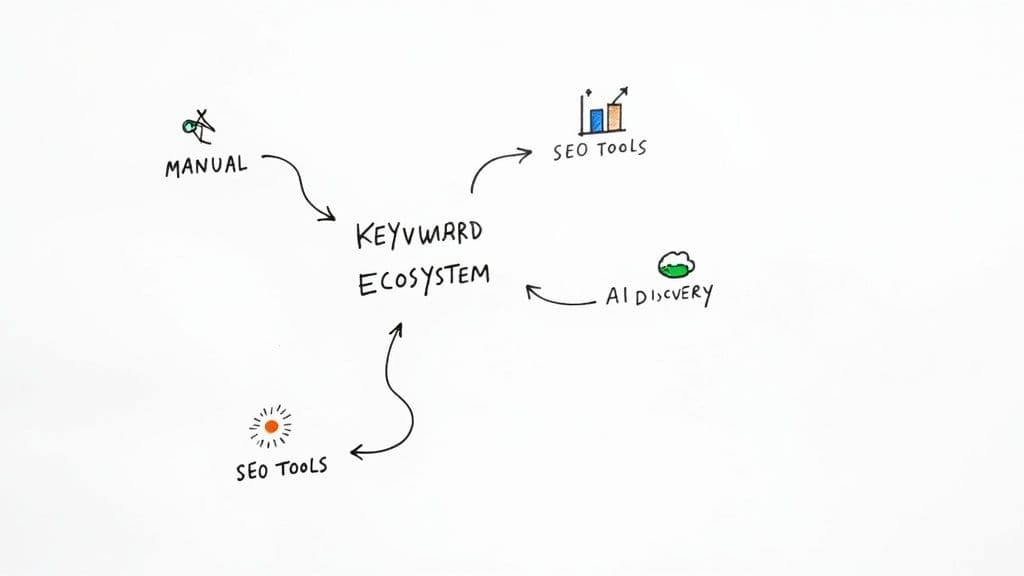 What keywords are my competitors using keyword ecosystem