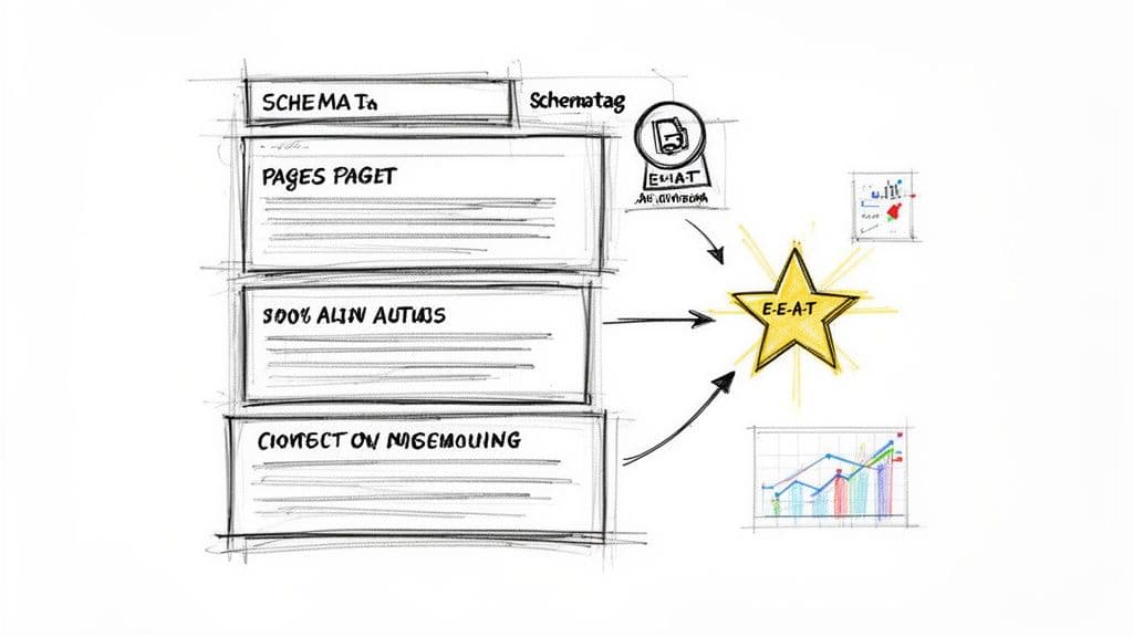 Ai search visibility e e a t
