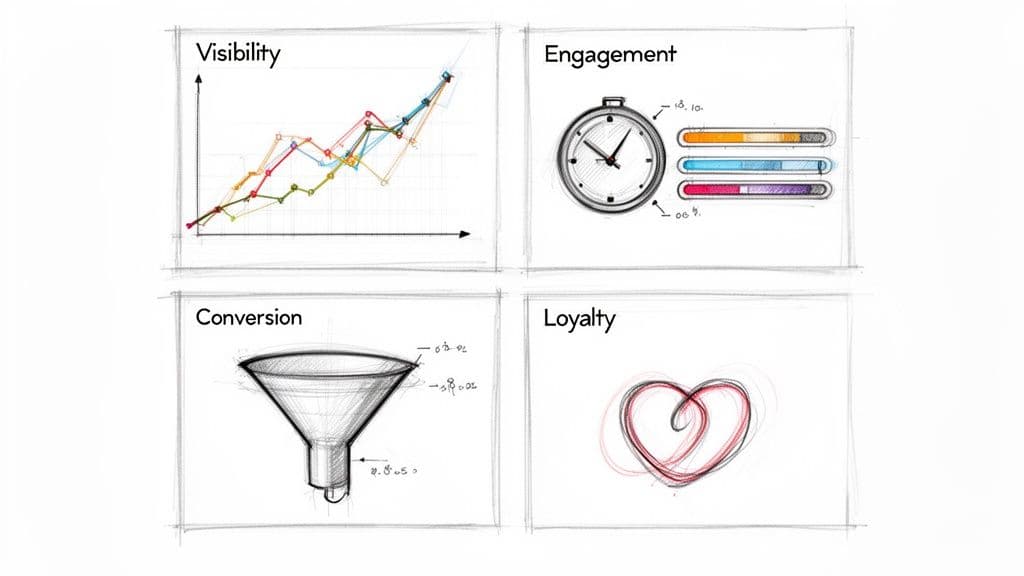 Content performance metrics marketing metrics