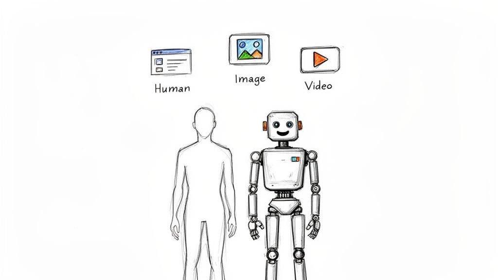 What is ai generated content ai content
