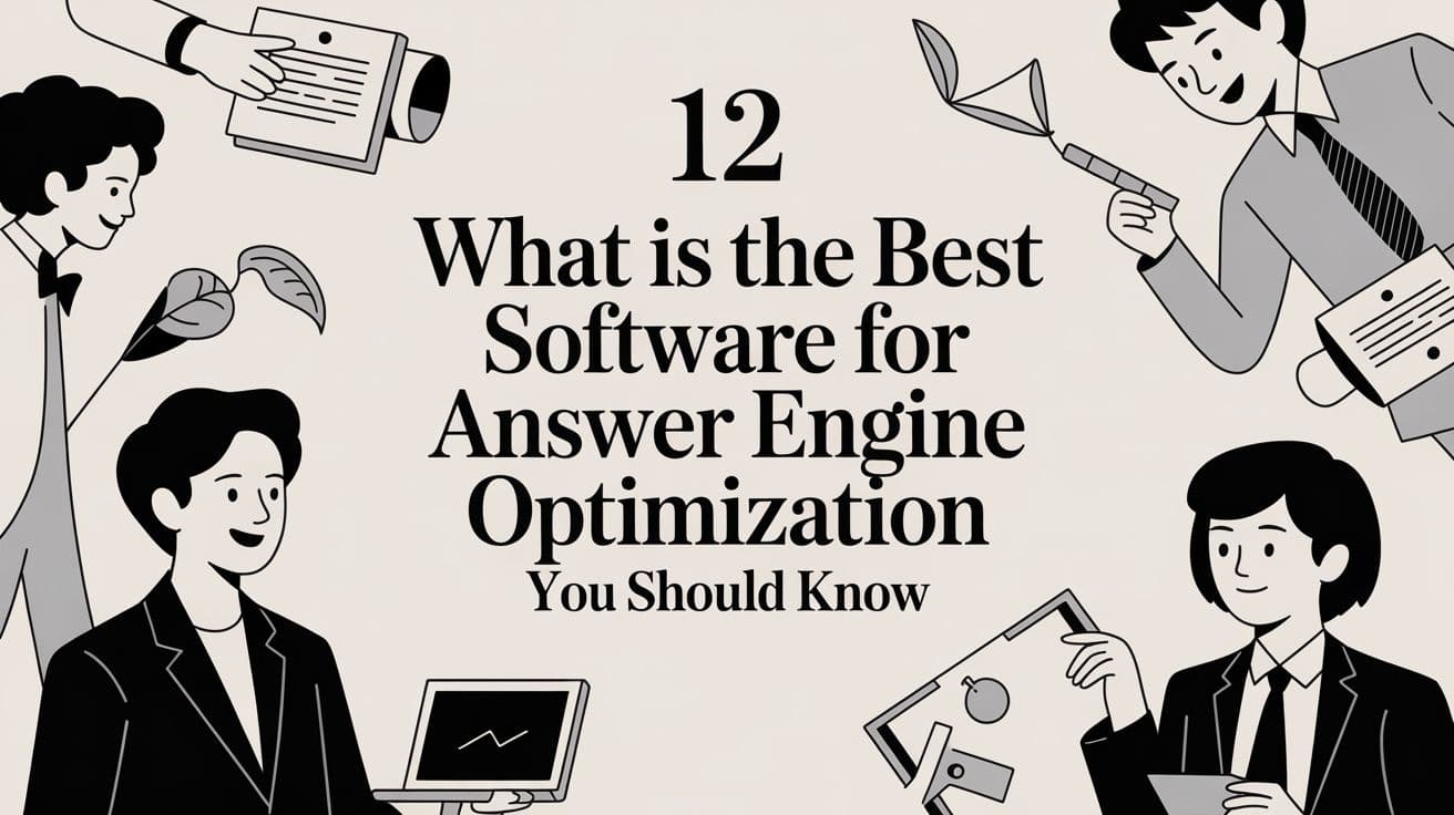 Cover image for 12 What is the best software for answer engine optimization You Should Know
