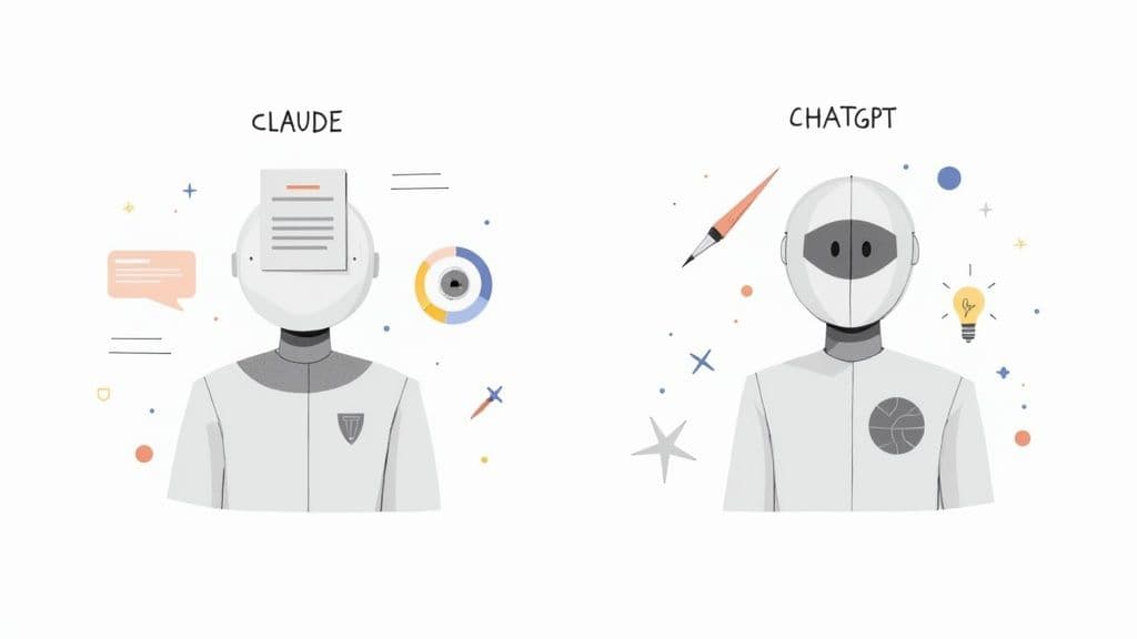 Claude vs chatgpt ai comparison