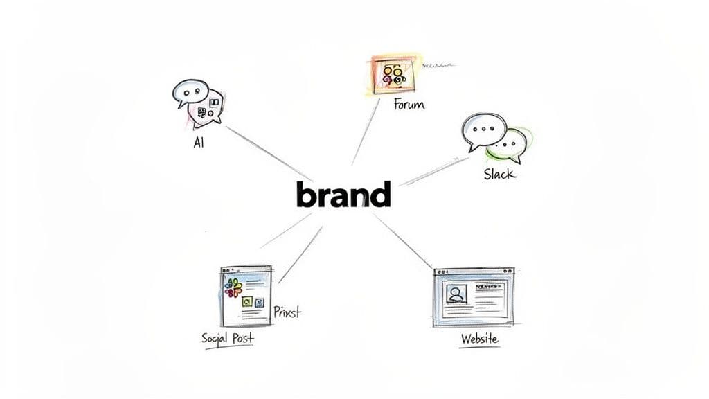 Track brand mentions online online channels