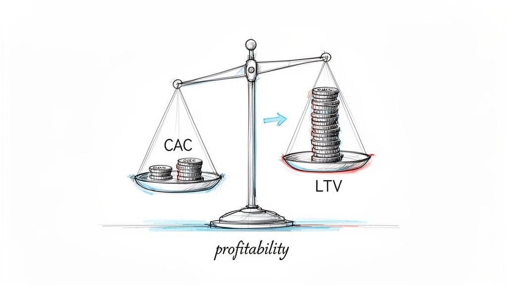 Customer acquisition cost calculation ltv cac