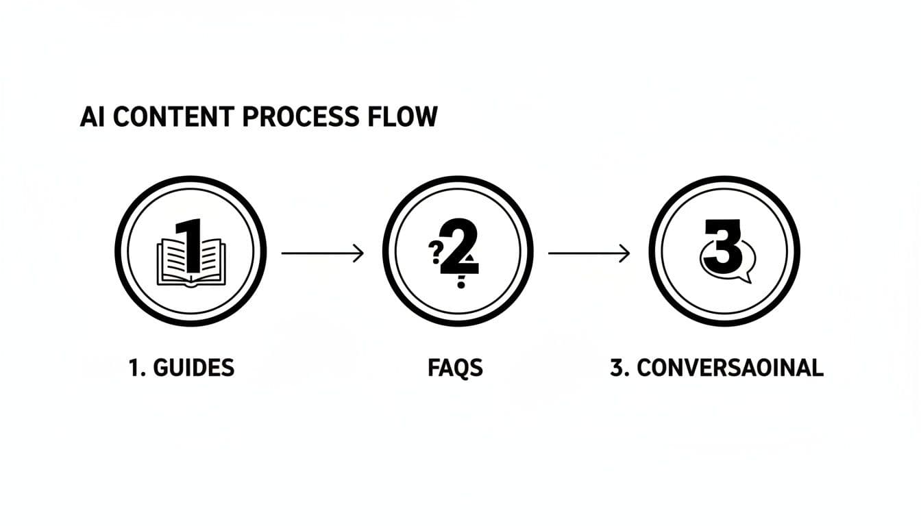 Ai shopping results optimization content flow