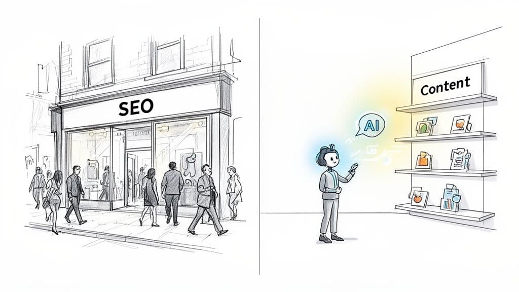 Content performance metrics seo ai