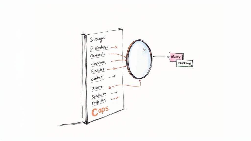 How to do competitor analysis in seo conceptual diagram
