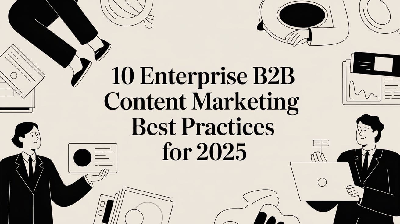 Cover image for 10 Enterprise B2B Content Marketing Best Practices for 2025
