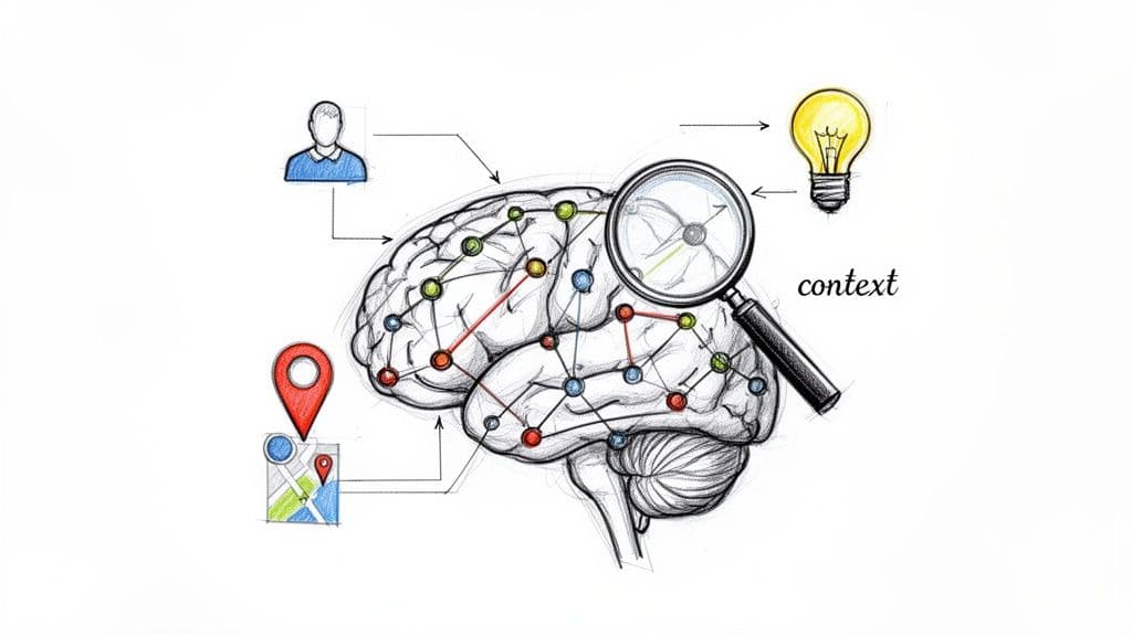 What are lsi keywords brain network