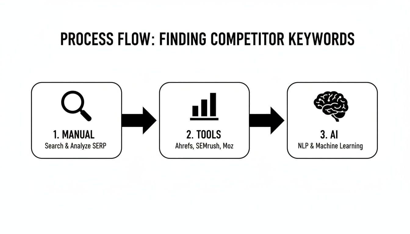 What keywords are my competitors using keyword flow