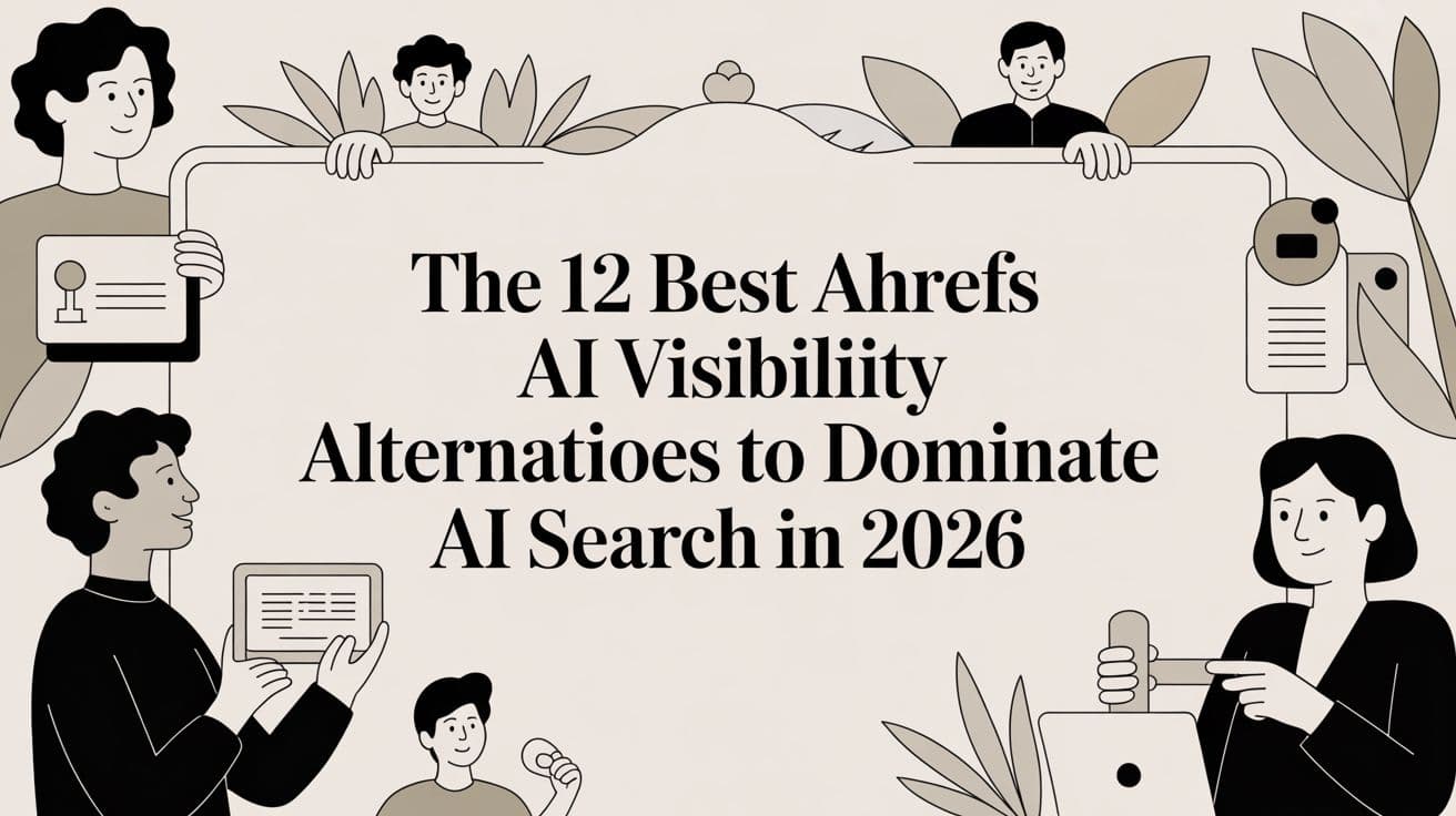 Cover image for The 12 Best Ahrefs AI Visibility Alternatives to Dominate AI Search in 2026