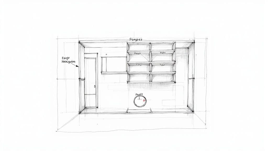 Site architecture seo room layout