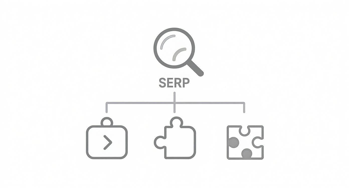 What is search intent serp diagram