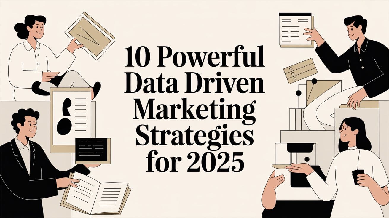 Cover image for 10 Powerful Data Driven Marketing Strategies for 2026