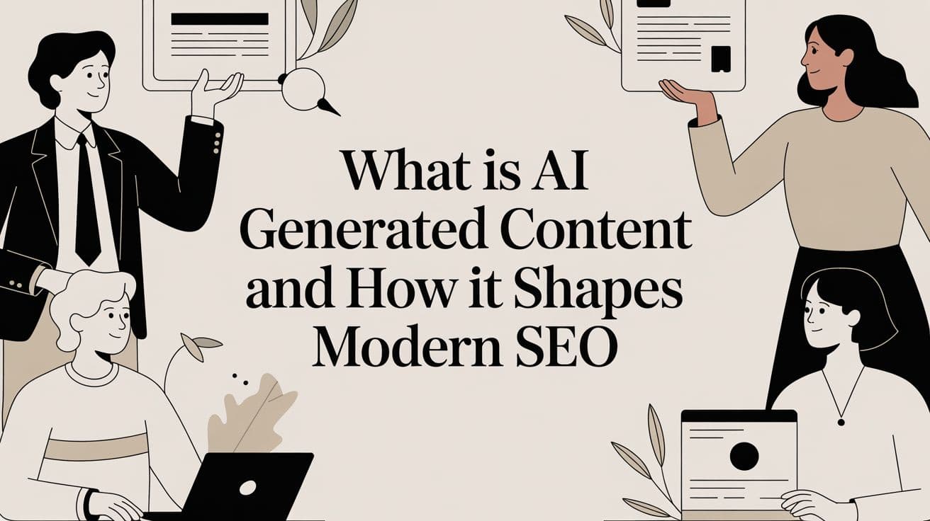 Cover image for What Is AI Generated Content and How It Shapes Modern SEO