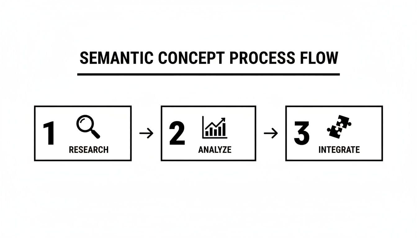 What are lsi keywords process flow