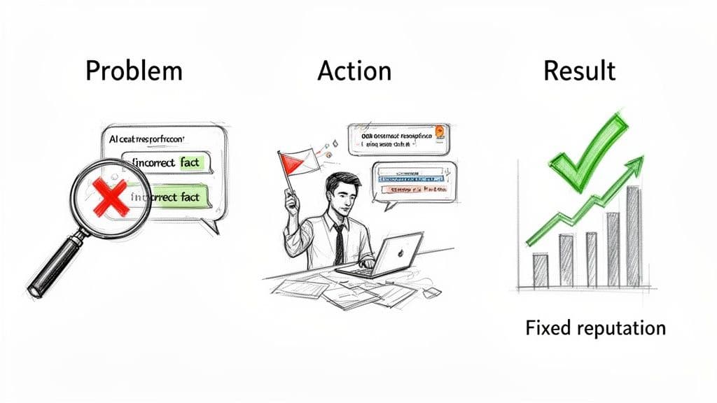 Artificial intelligence monitoring reputation management