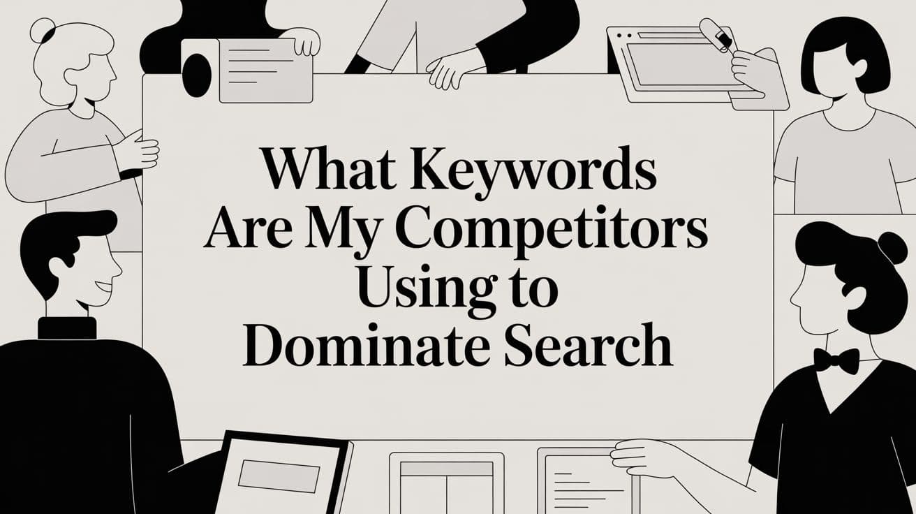 Cover image for What Keywords Are My Competitors Using to Dominate Search