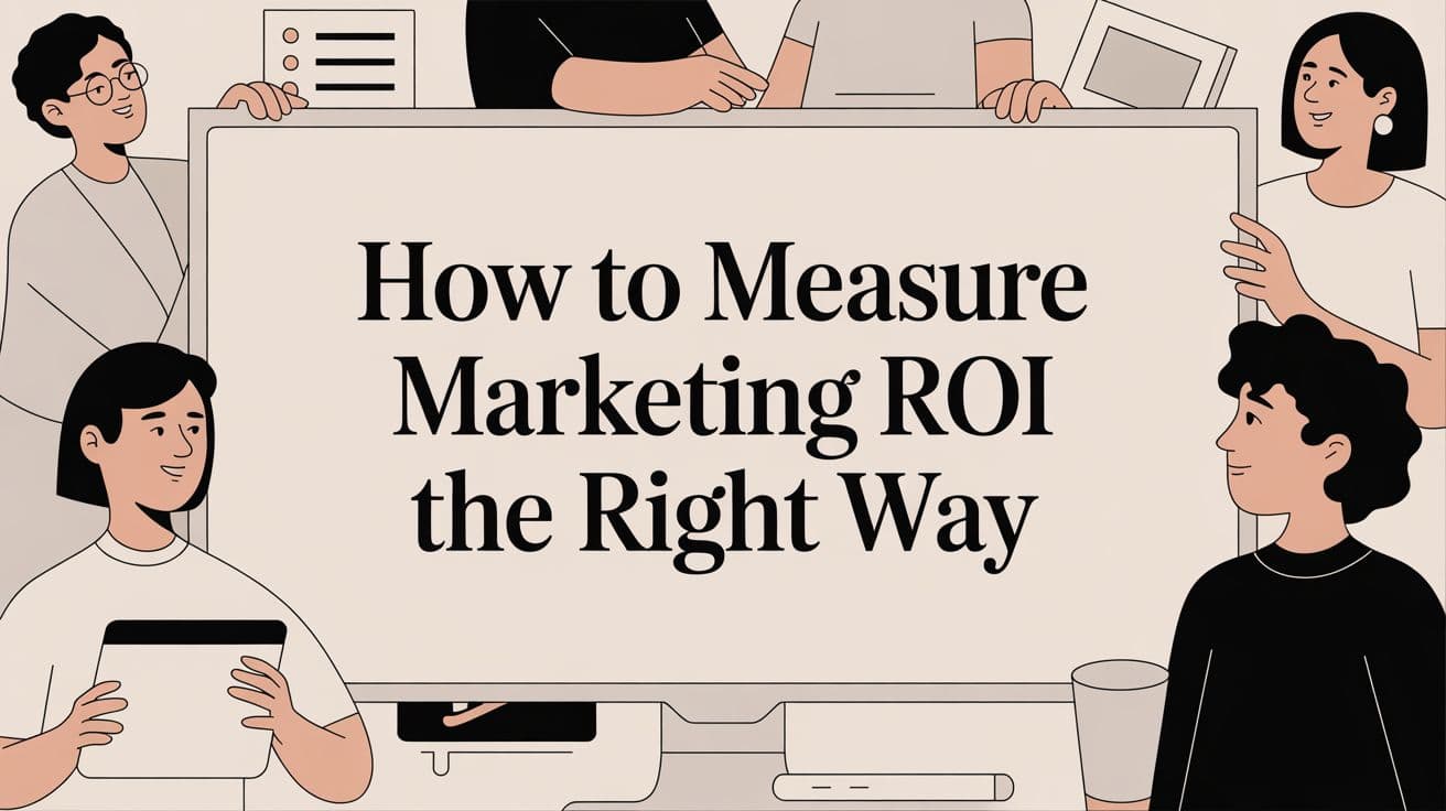 Cover image for How to Measure Marketing ROI The Right Way