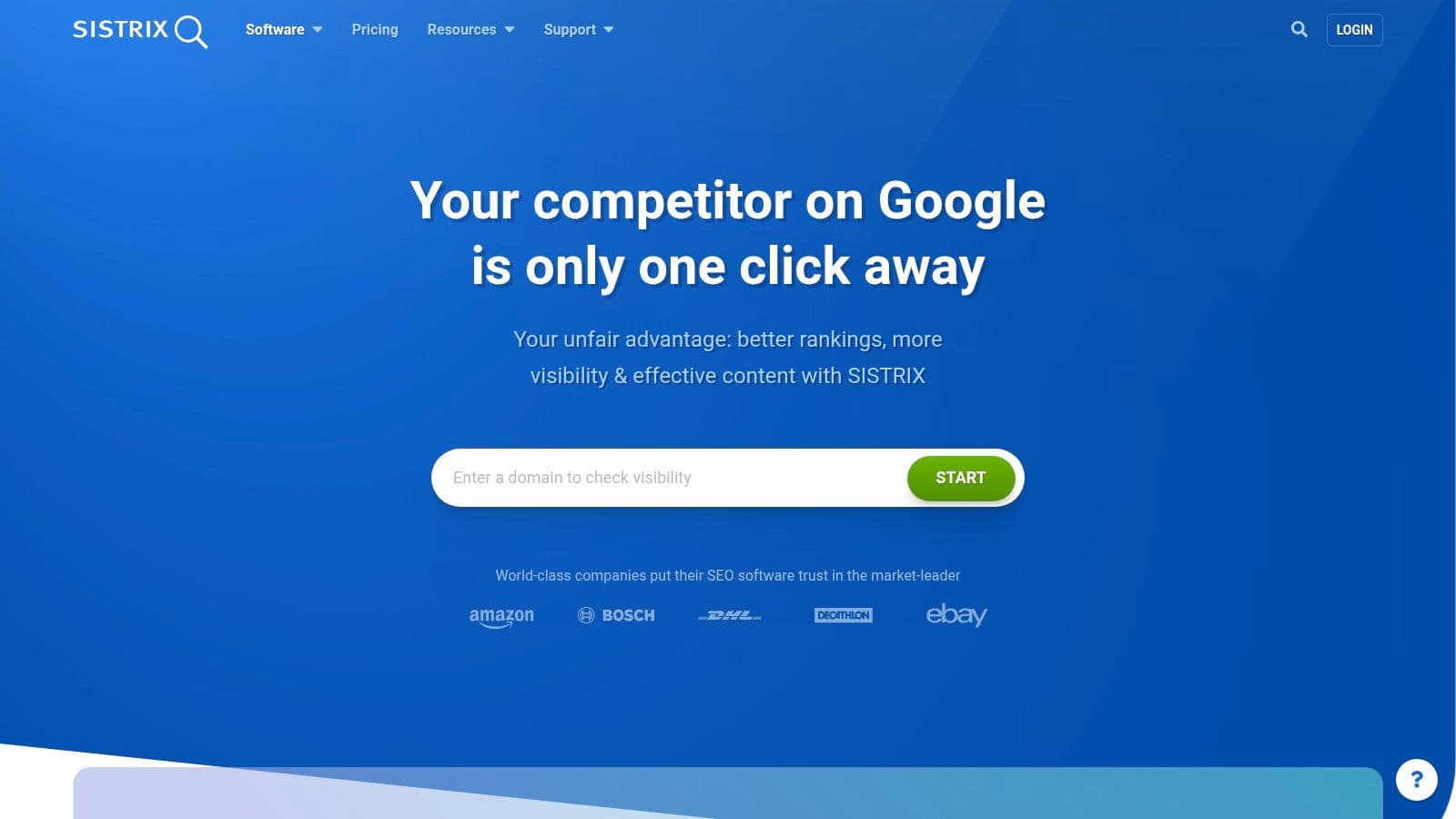 Best ahrefs ai visibility alternatives sistrix homepage