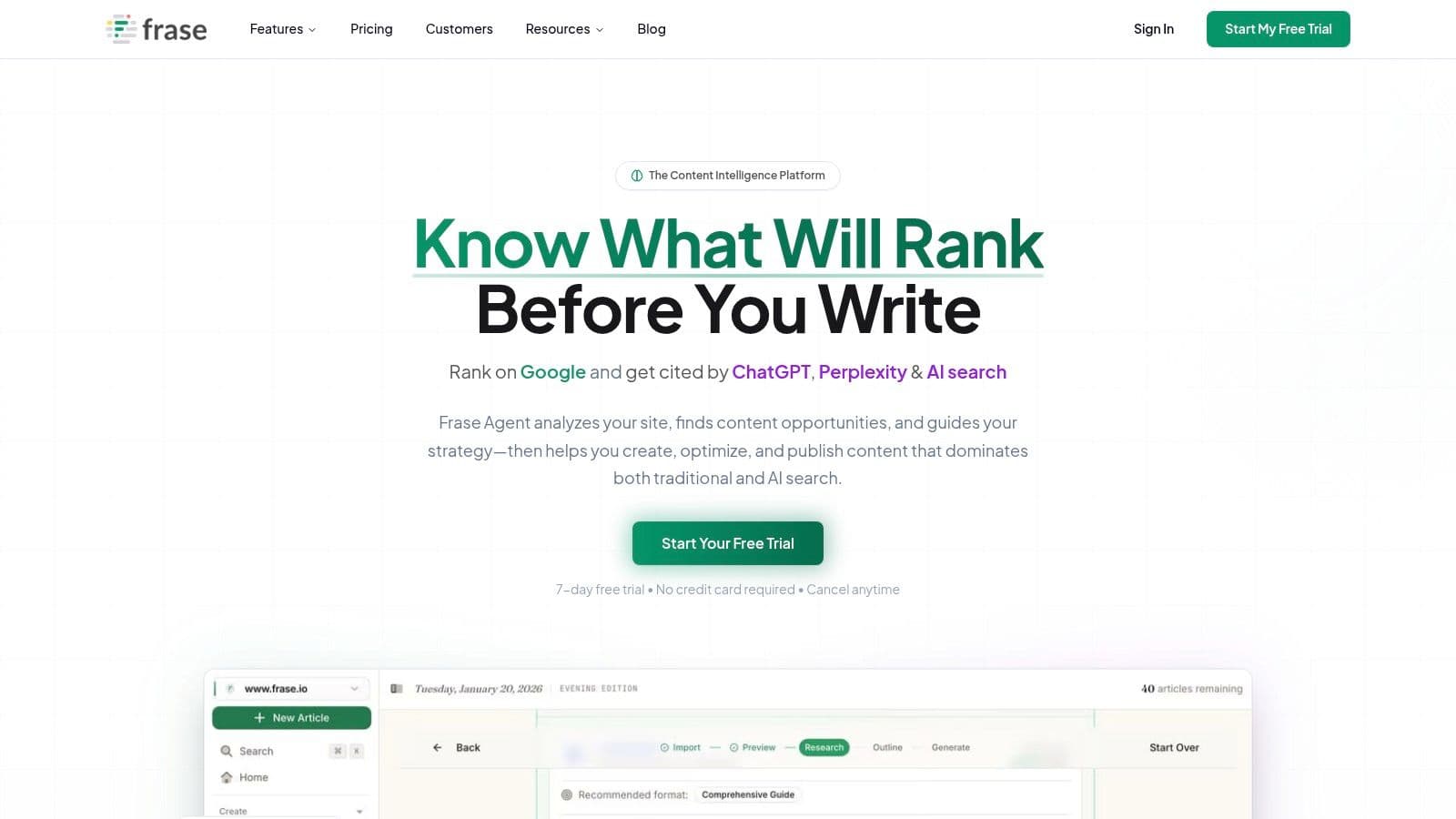 What is the best software for answer engine optimization ai content platform