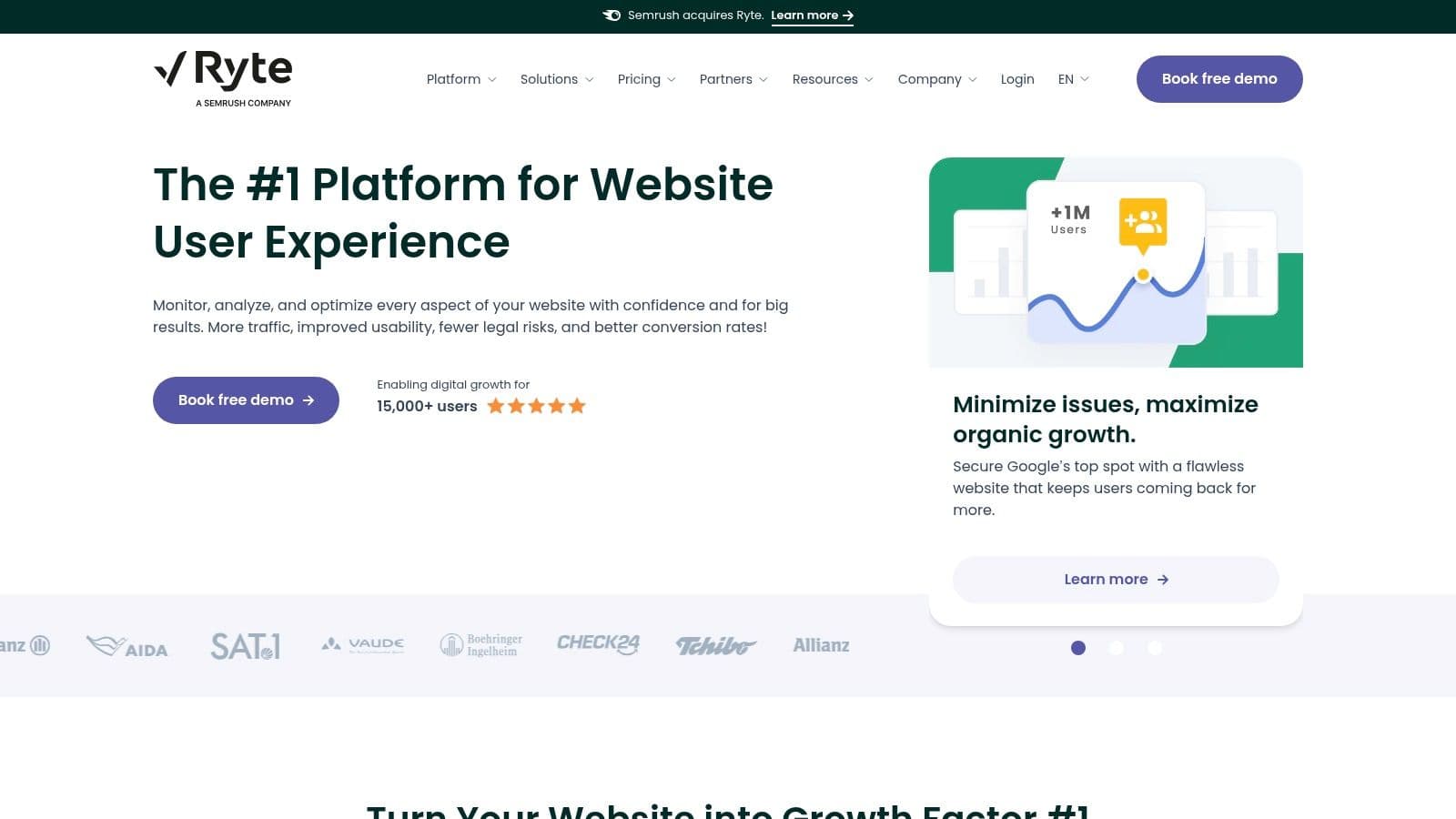 Best oncrawl alternatives ryte homepage