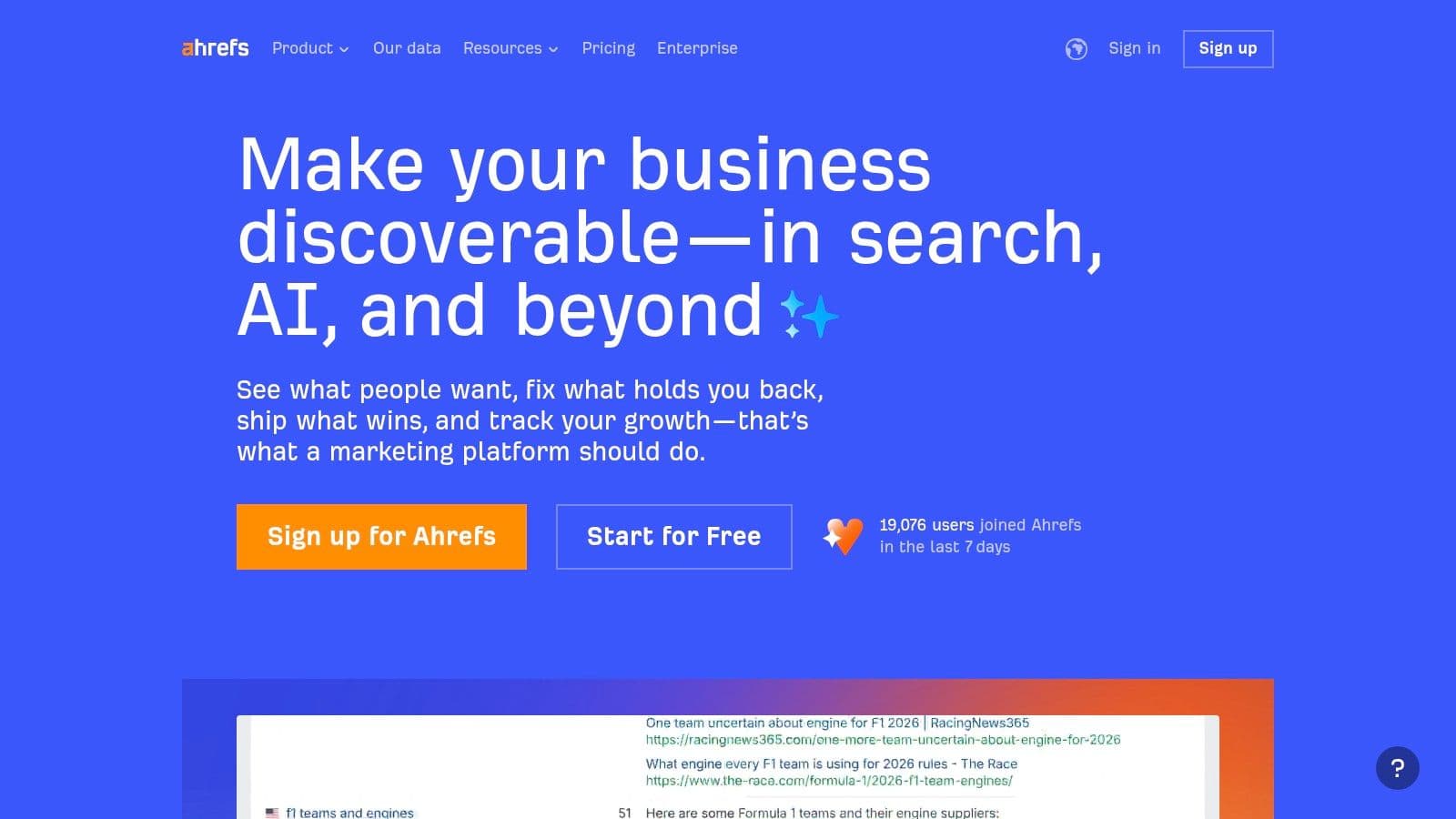 Best moz pro ai alternatives ahrefs homepage