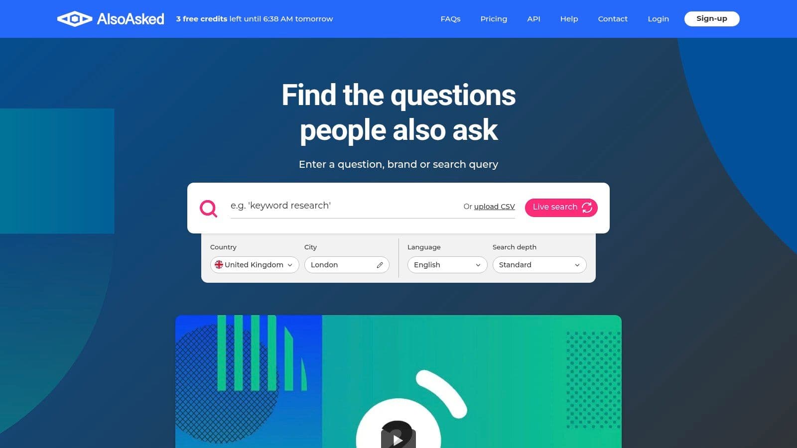 What is the best software for answer engine optimization question search