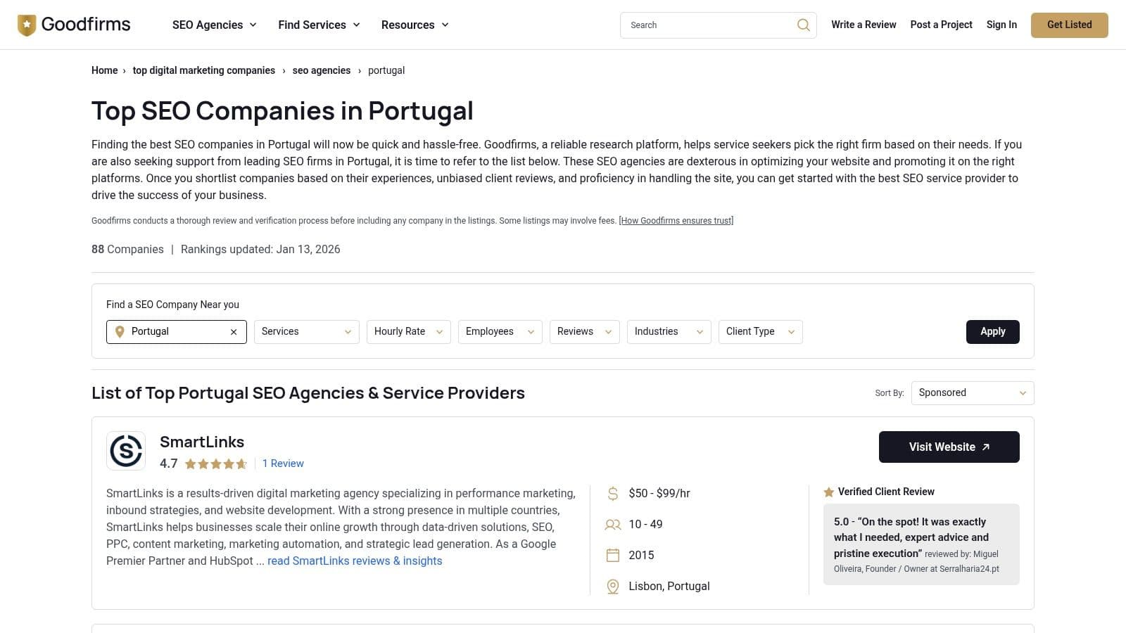 Best ai search optimization agency in portugal portugal seo