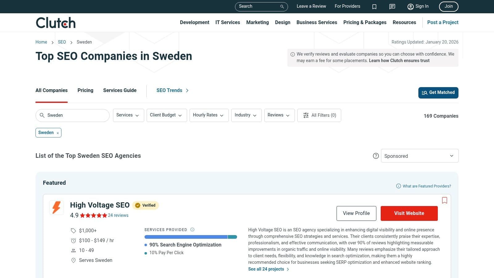 Ai search optimization agency sweden seo agencies