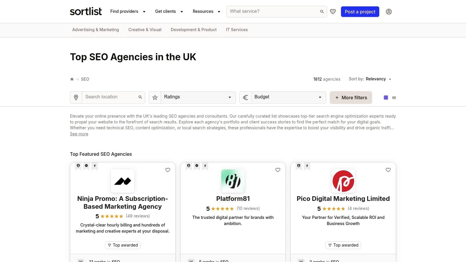 Best seo agencies uk seo agencies