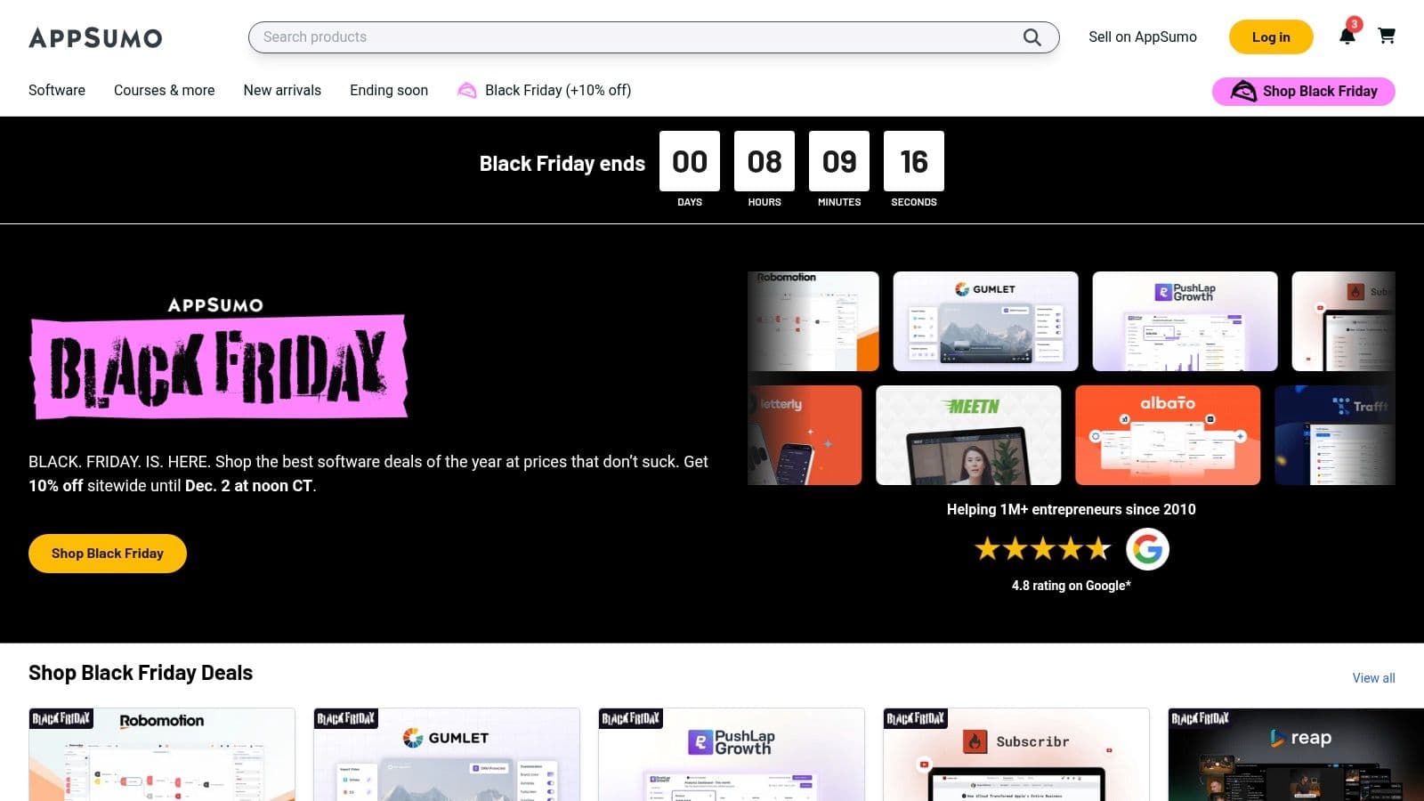 Best ai seo software black friday