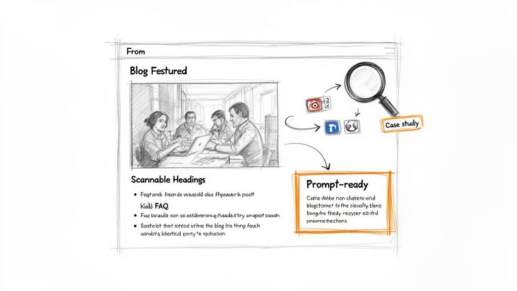 Ai visibility for photographers blog design