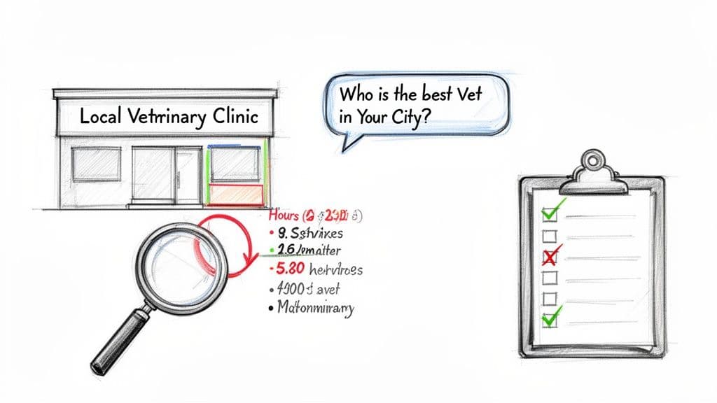 Ai visibility for veterinarians vet evaluation