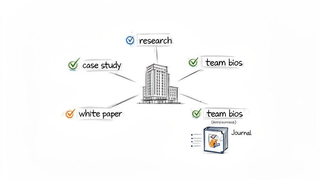 Ai visibility for architects content map