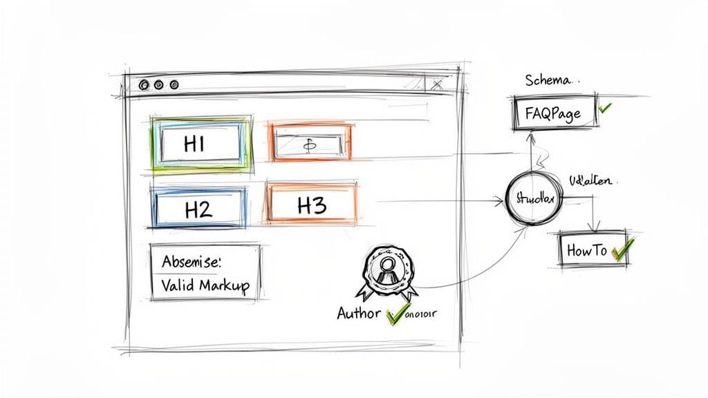How to rank in ai overviews structured data