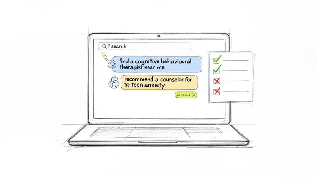 Ai visibility for therapists ai search