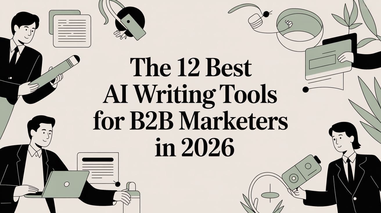 Cover image for The 12 Best AI Writing Tools for B2B Marketers in 2026
