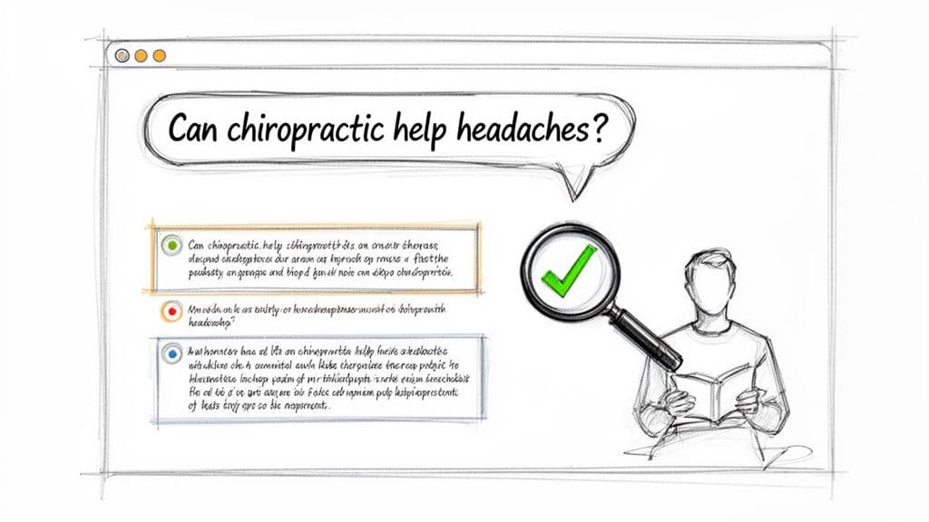 Ai visibility for chiropractors chiropractic headaches