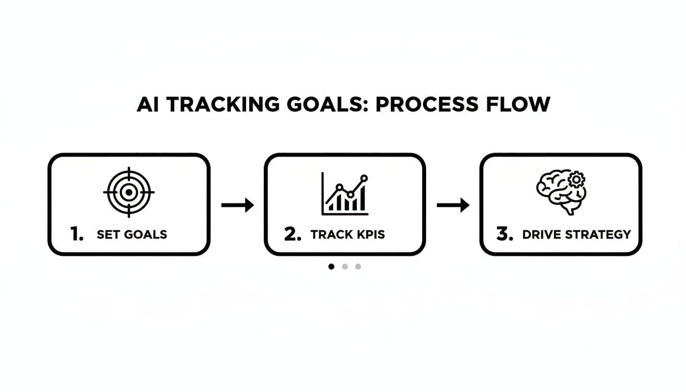 Ai search tracking process flow