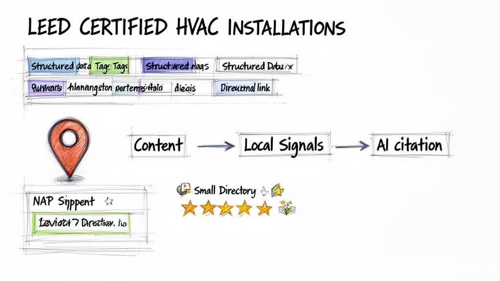 Ai visibility for contractors local seo