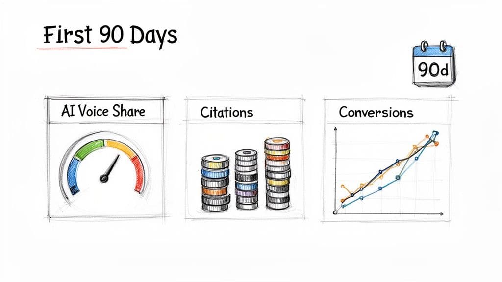 Ai search optimization agency paris performance metrics