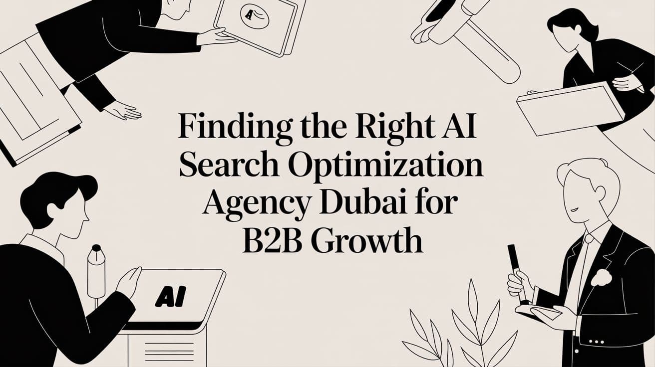 Cover image for Finding the Right AI Search Optimization Agency Dubai for B2B Growth